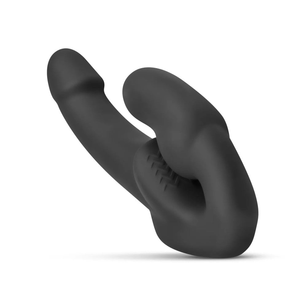 Morgan strapless double silicone dildo