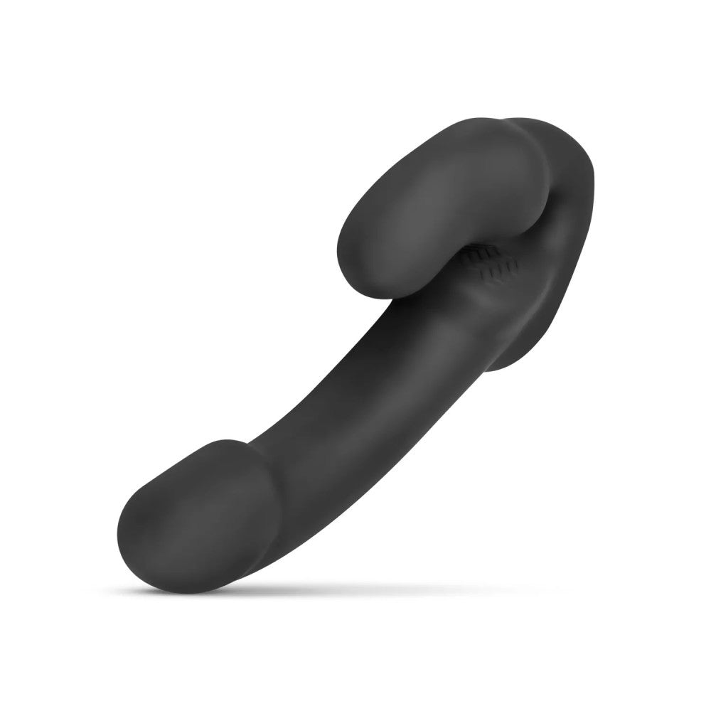 Morgan strapless double silicone dildo