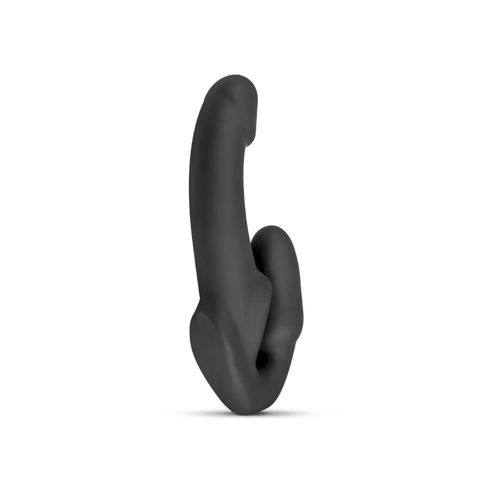 Morgan strapless double silicone dildo