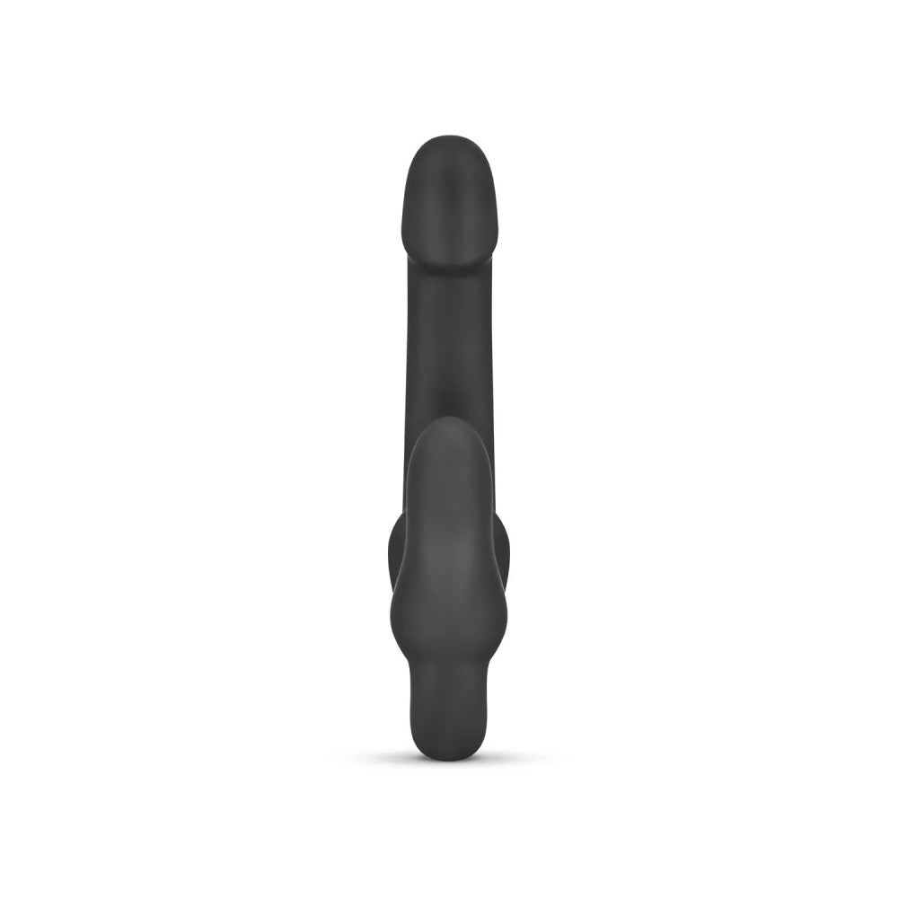 Morgan strapless double silicone dildo