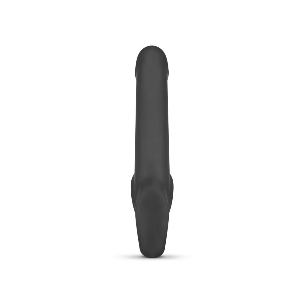 Morgan strapless double silicone dildo