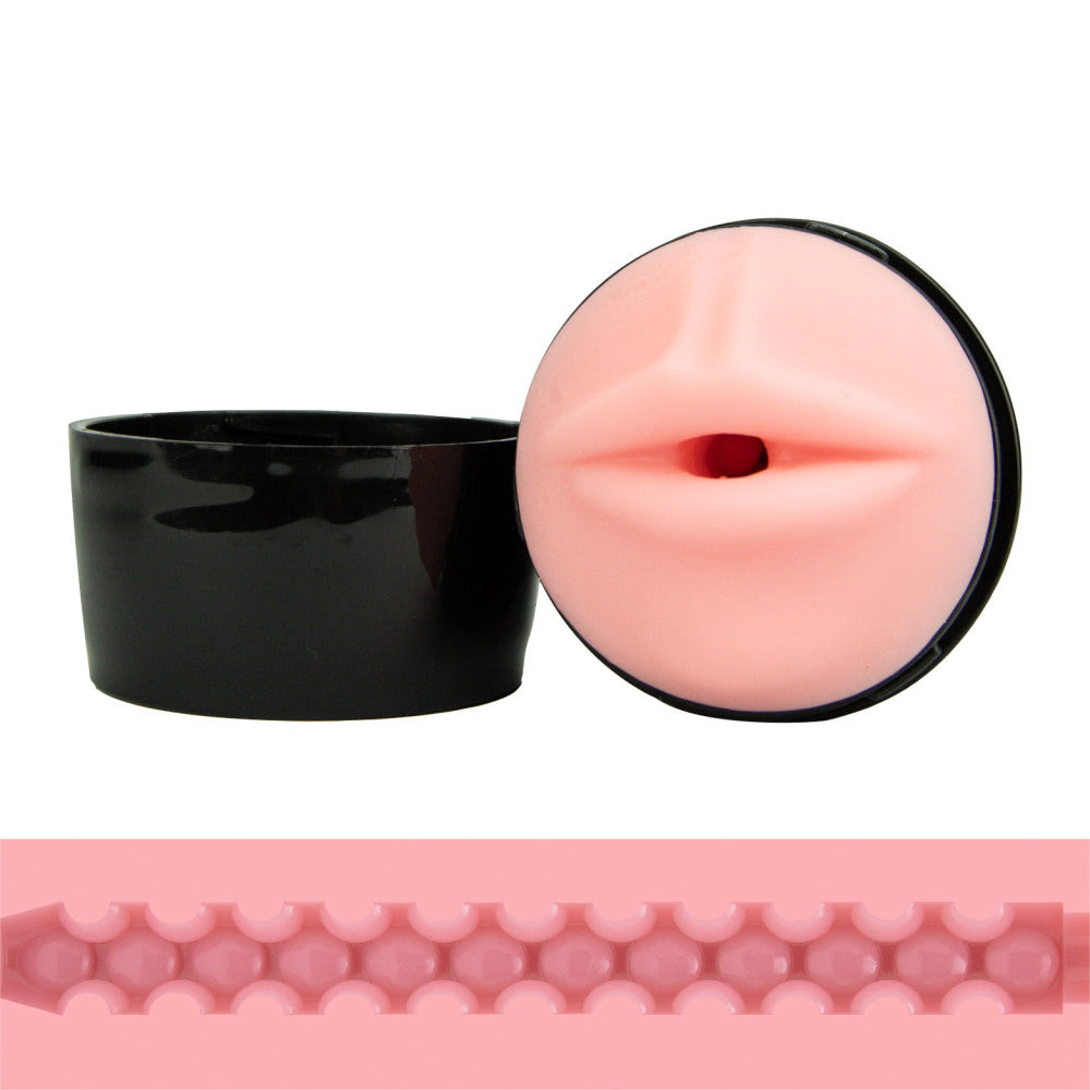 Mouth masturbator with suction effect Rev-Lite