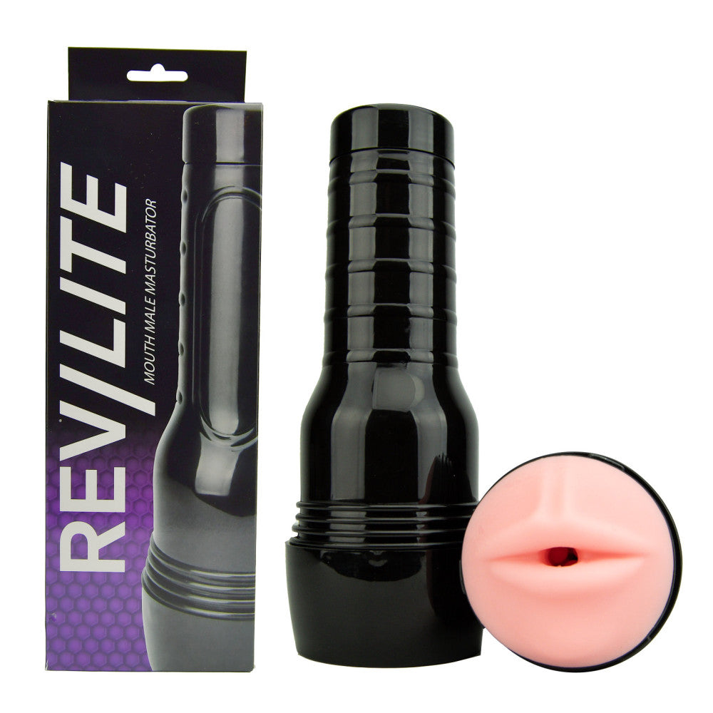 Mouth masturbator with suction effect Rev-Lite