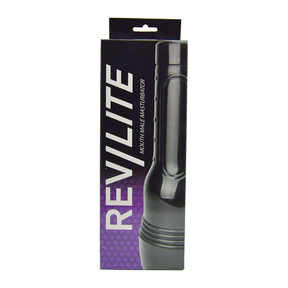 Mouth masturbator with suction effect Rev-Lite