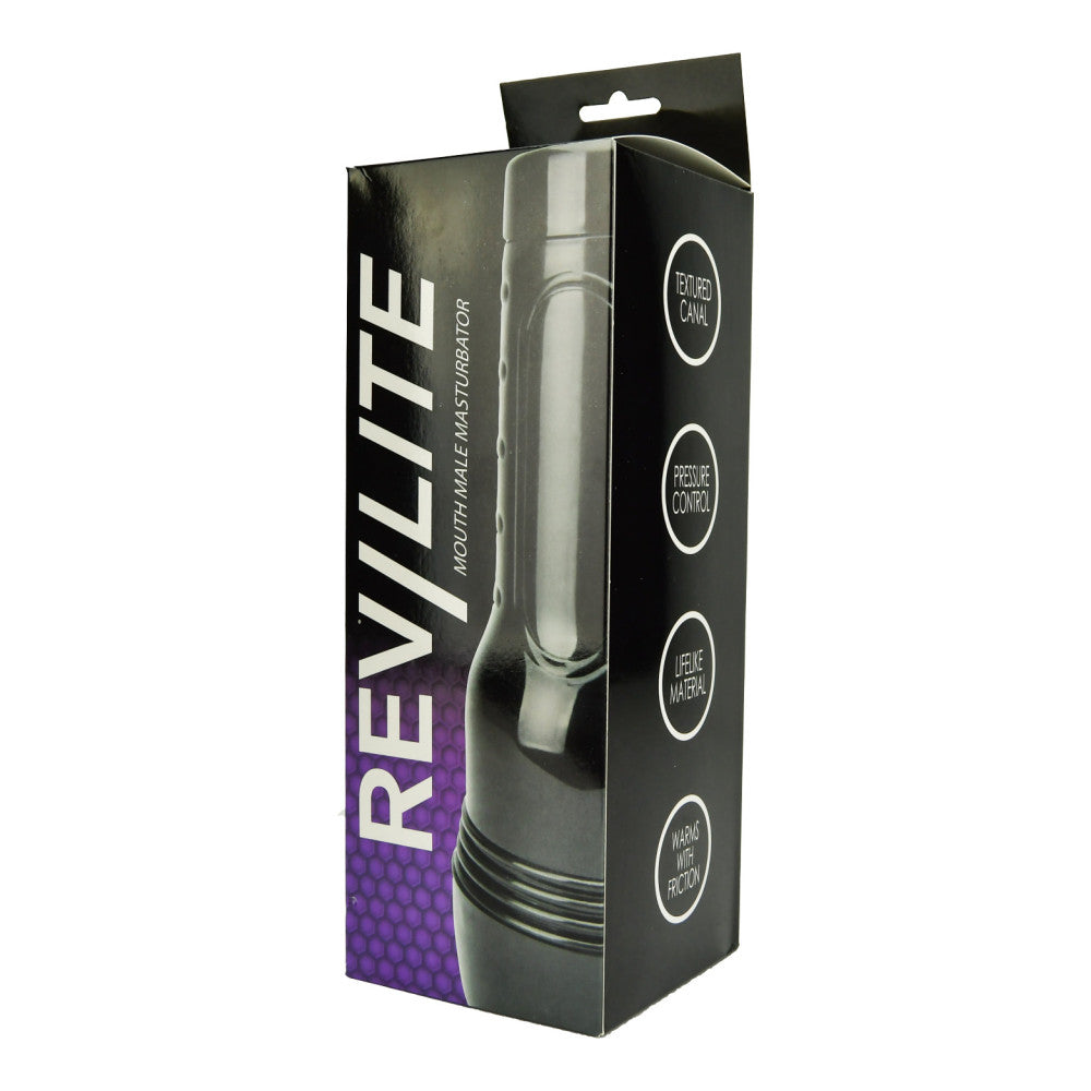 Mouth masturbator with suction effect Rev-Lite