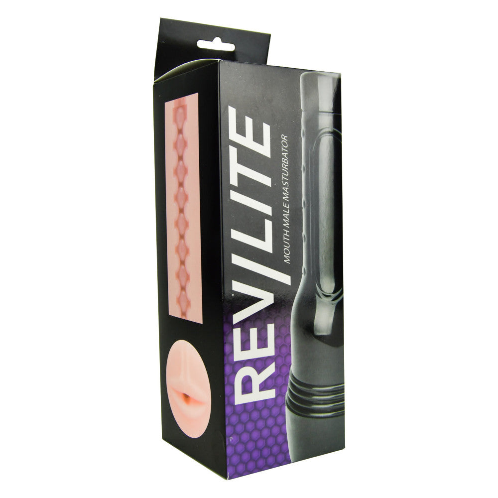 Mouth masturbator with suction effect Rev-Lite