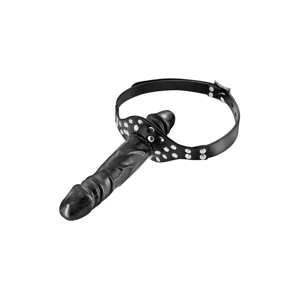 Mouthpiece with dildo Fetish Tentation black