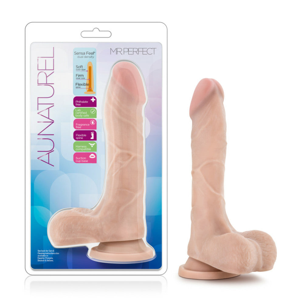 Mr. Cyber Skin Double Layer Dildo Perfect Au Naturel 8.5"