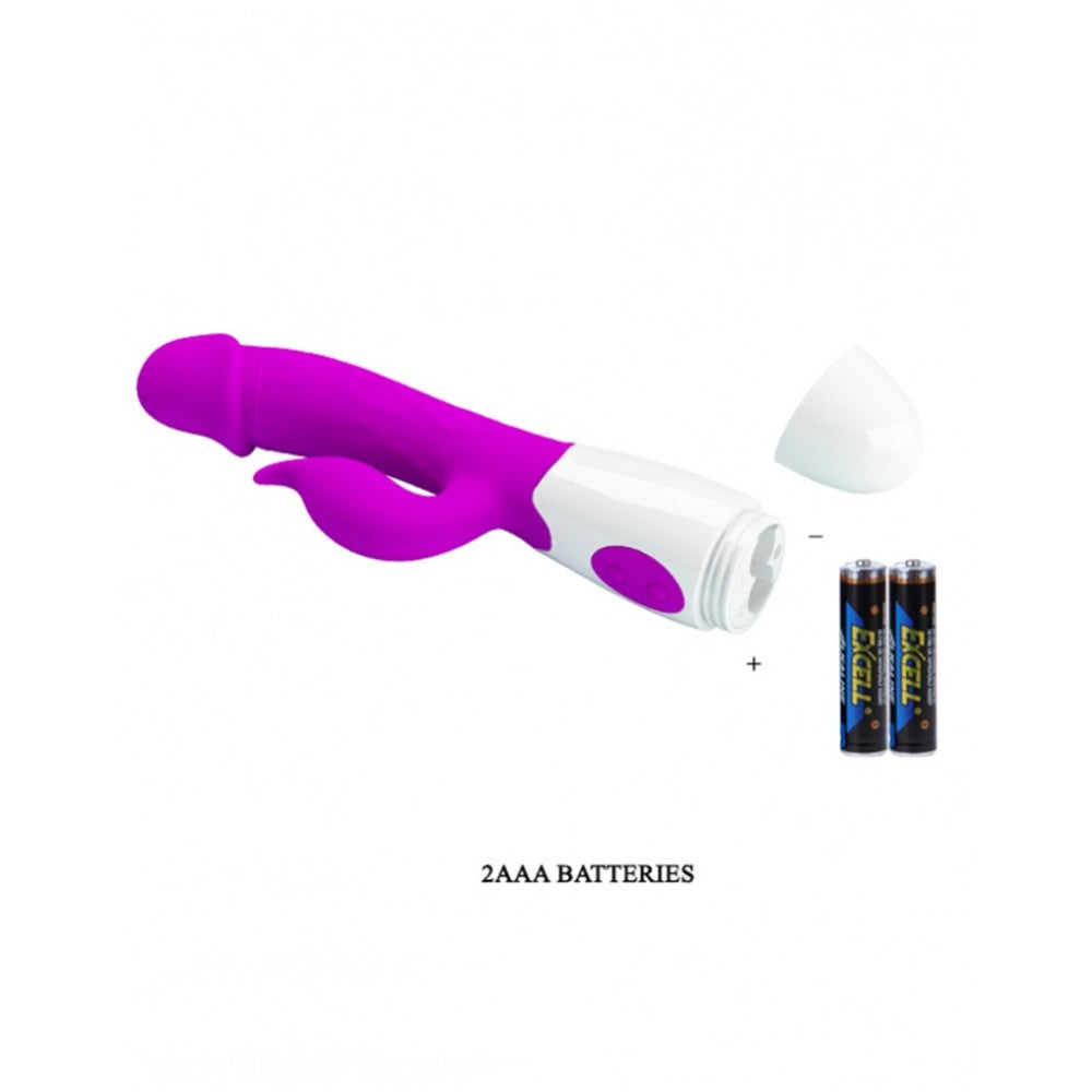 Multifunctional rabbit vibrator made of silicone Peter