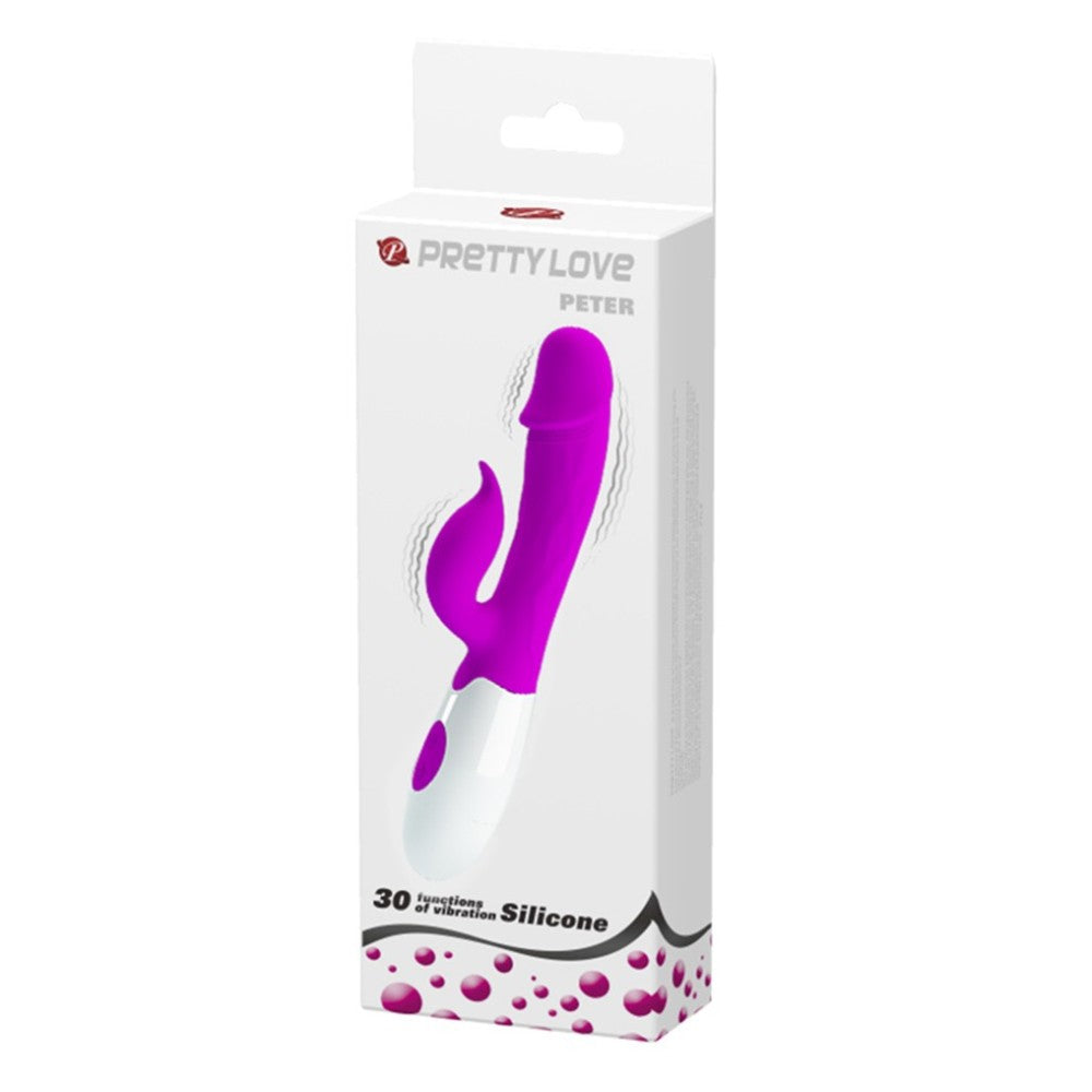 Multifunctional rabbit vibrator made of silicone Peter