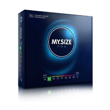36 pcs. Condoms My Size Pro 47 mm.