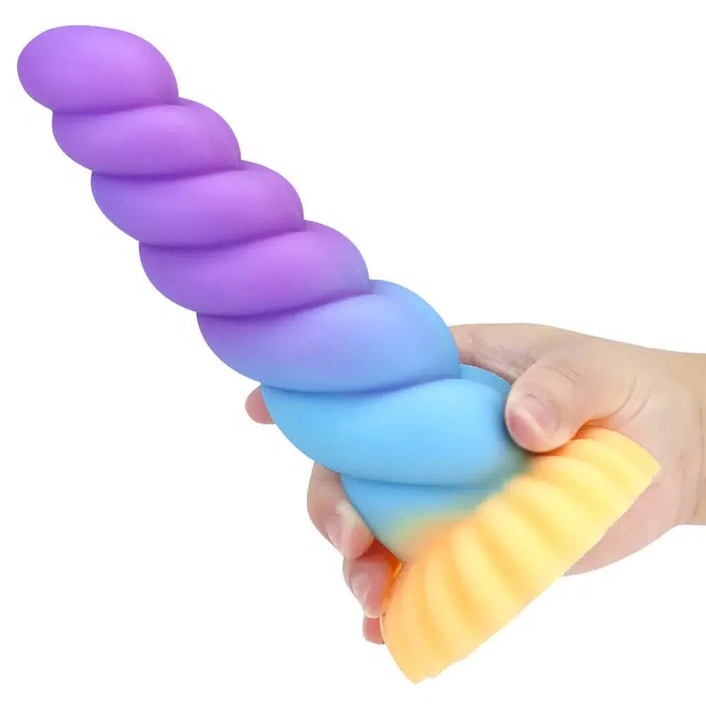 Creature Cocks Mystique Unicorn Original Silicone Dildo - Horn