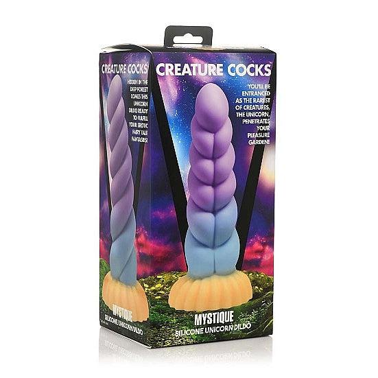 Creature Cocks Mystique Unicorn Original Silicone Dildo - Horn