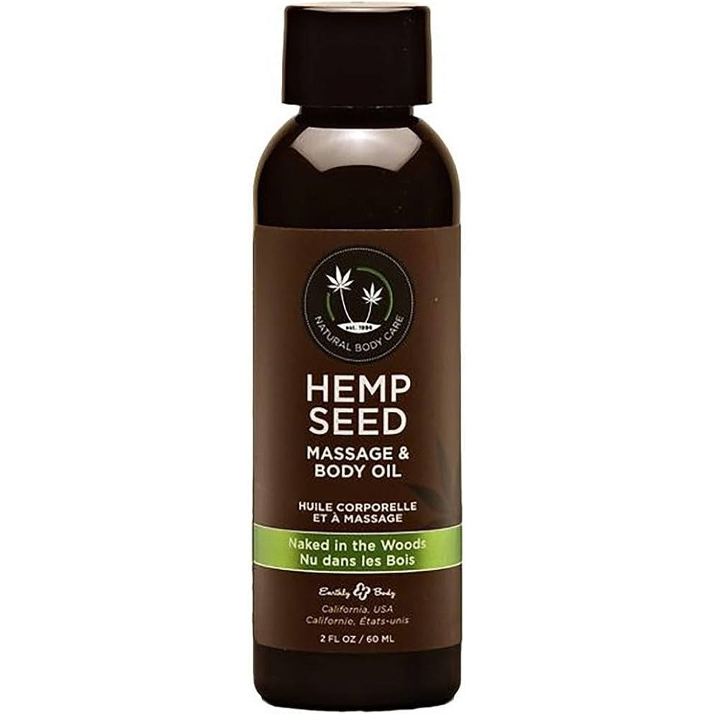 Naked in the Woods Massage Oil with Hemp Oil 60 ml