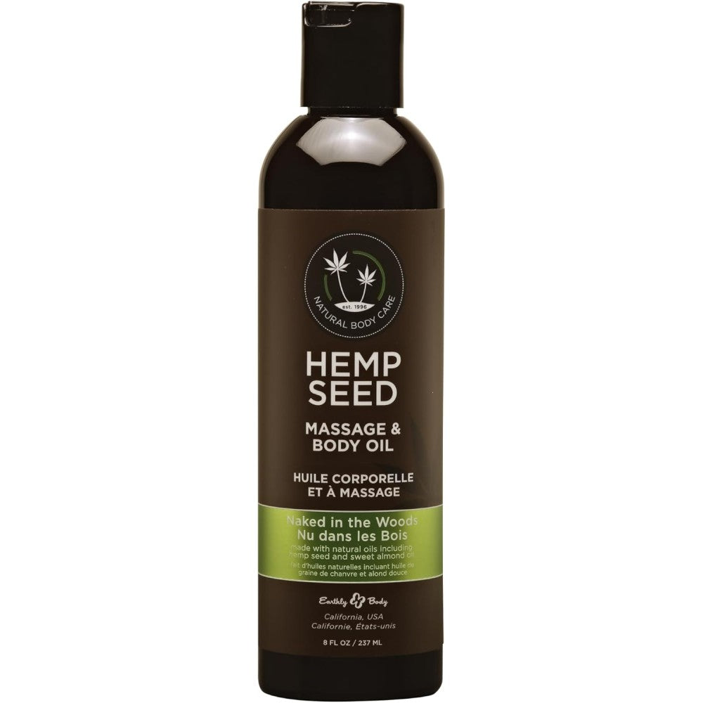 Naked in the Woods Massage Oil with Hemp Seed 237 ml