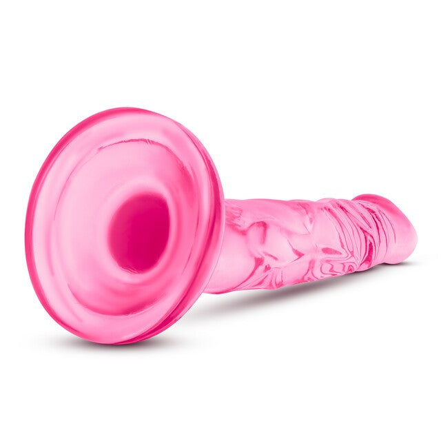 Naturally Yours pink mini vacuum base dildo