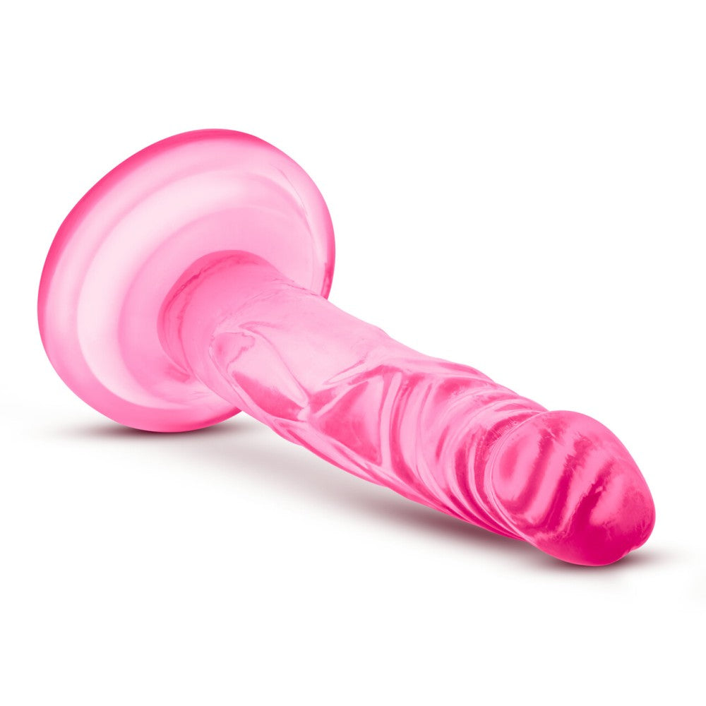 Naturally Yours pink mini vacuum base dildo