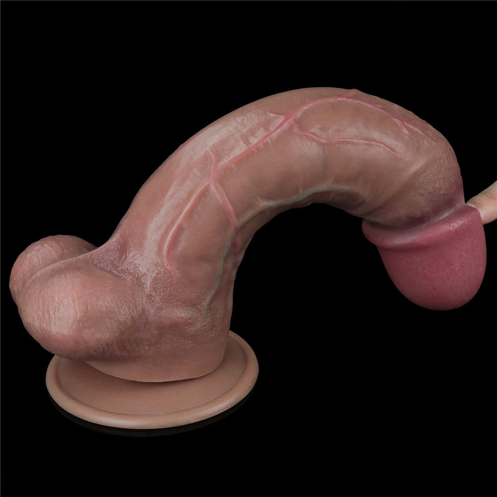 Nature Cock 10.5" Dual Layer Realistic Silicone Dildo