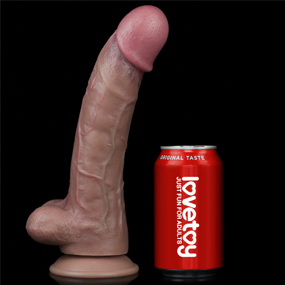 Nature Cock 10.5" Dual Layer Realistic Silicone Dildo