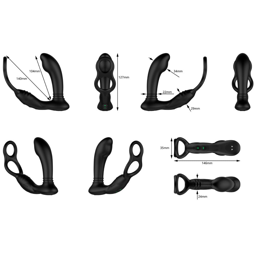 Nexus Simul8 Double Ring Vibrating Prostate Stimulator