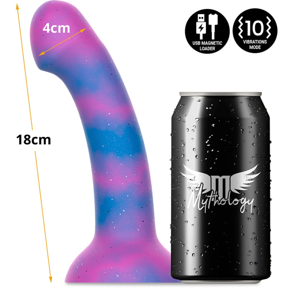 Nina - Dion Galactic Brocade Silicone Vibrating Dildo Size M