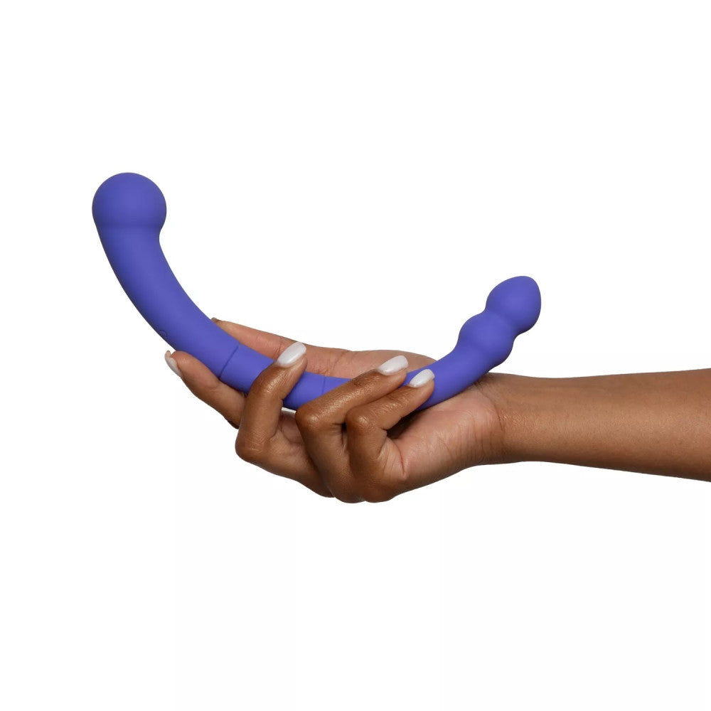 Nina - Double Ended Leah Rechargeable Silicone Vibrator Purple