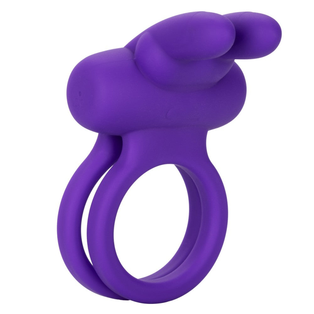 Nina - Dual Rockin Rabbit Rechargeable Silicone Penis Ring with Clit Stimulator