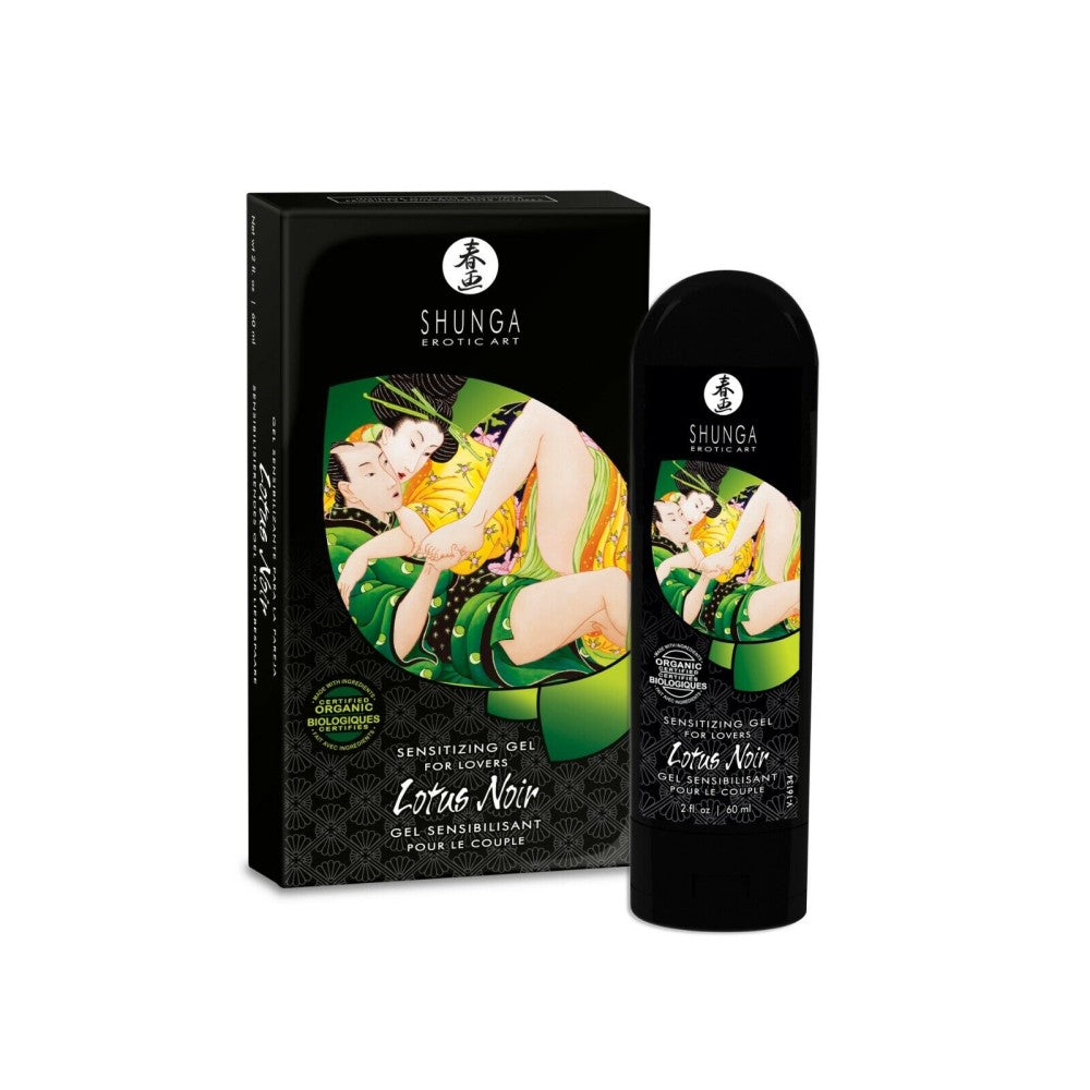 Nina - Exciting gel for couples Shunga Lotus Noir 60 ml