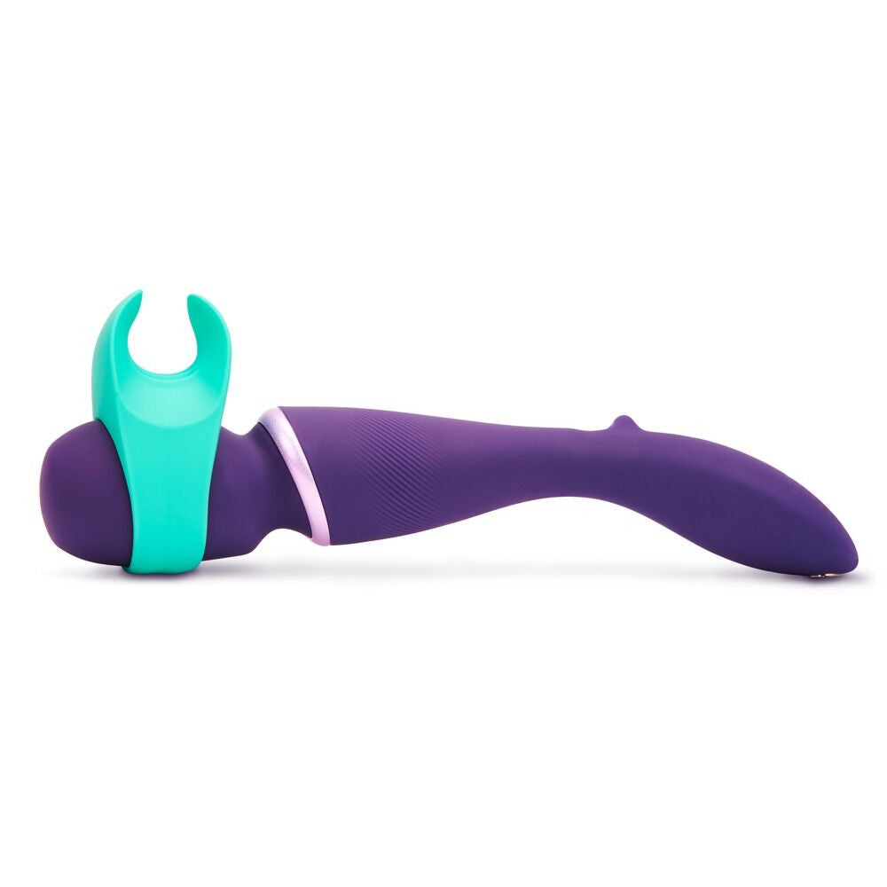 Nina - Luxury rechargeable massager with two attachments and App We-Vibe Wand purple