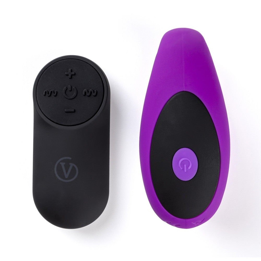 Nina - Out of Stock NEW - Virgite E12 Remote Control Rechargeable Vibrator for Couples Violet