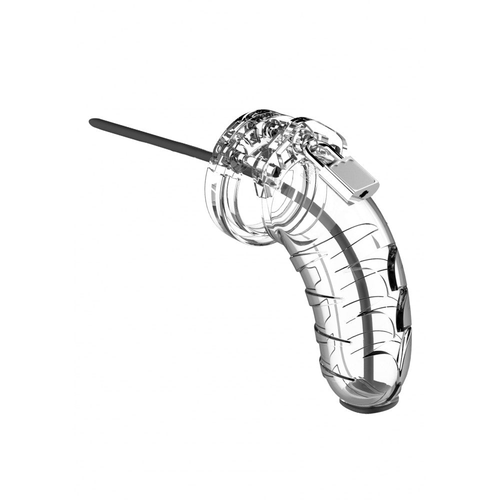 Nina - Penis cage with ManCage 16 urethral probe