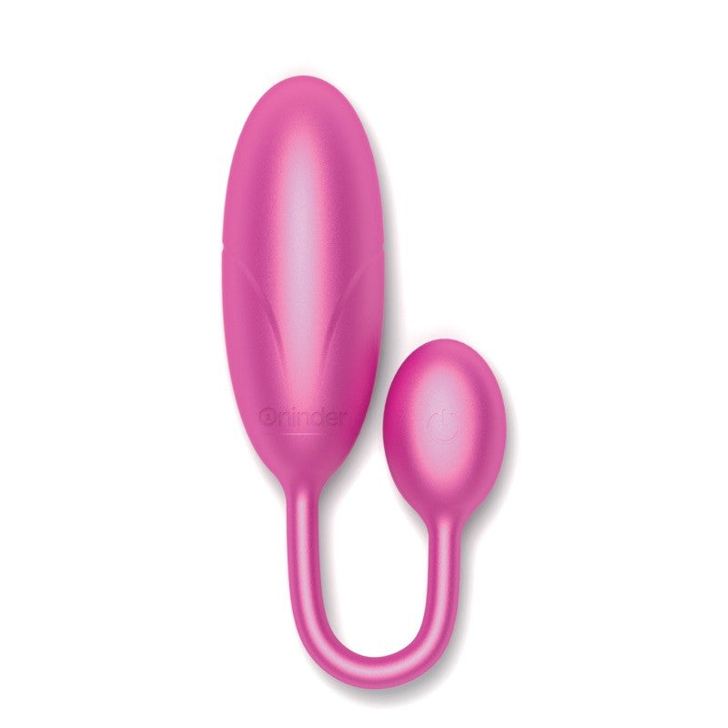 Nina - Rechargeable Silicone Vibro Egg with App Oninder Denver Pink