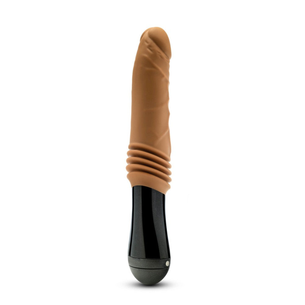 Nina - Rechargeable Vibrating Spinning and Thrusting Realistic Silicone Dr. Arthur mocha