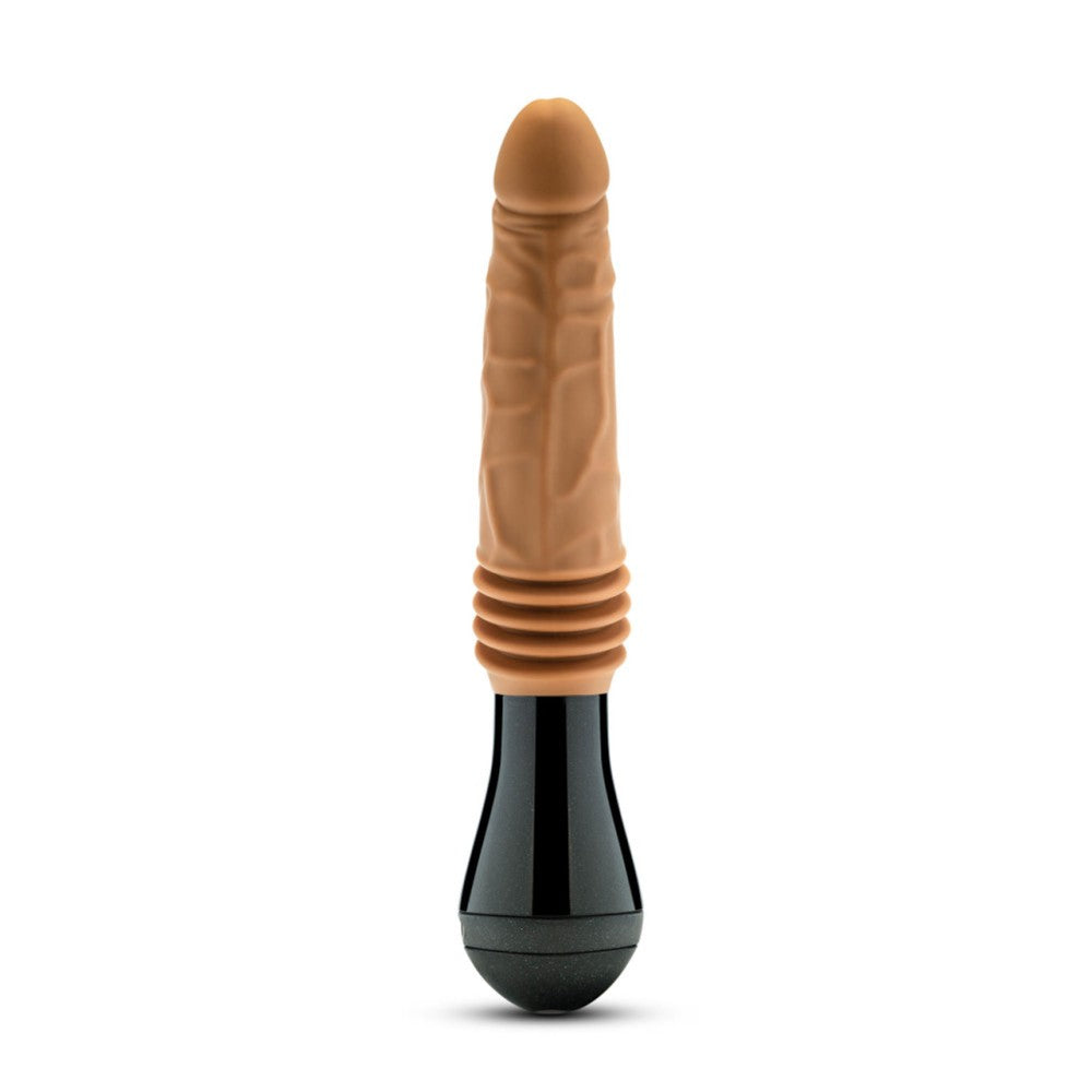 Nina - Rechargeable Vibrating Spinning and Thrusting Realistic Silicone Dr. Arthur mocha