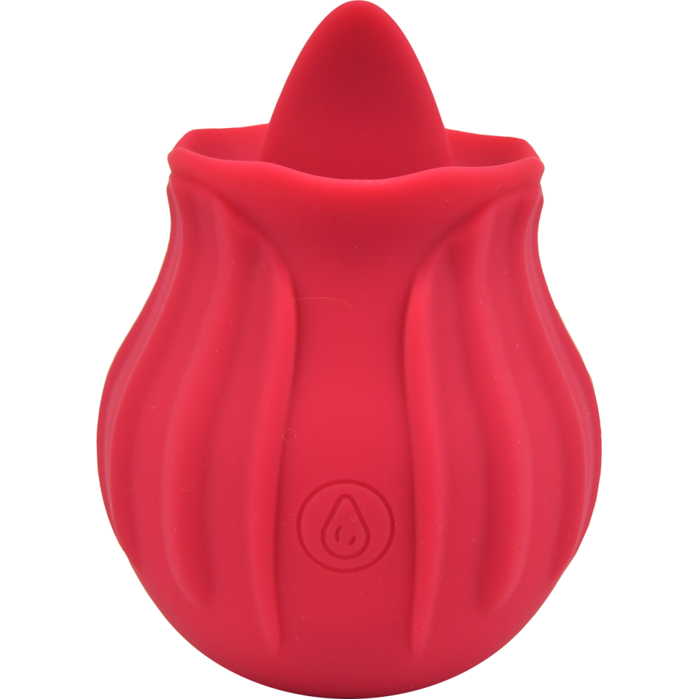 Nina - Rose Licking Vibrator Rechargeable Silicone Clit Stimulator