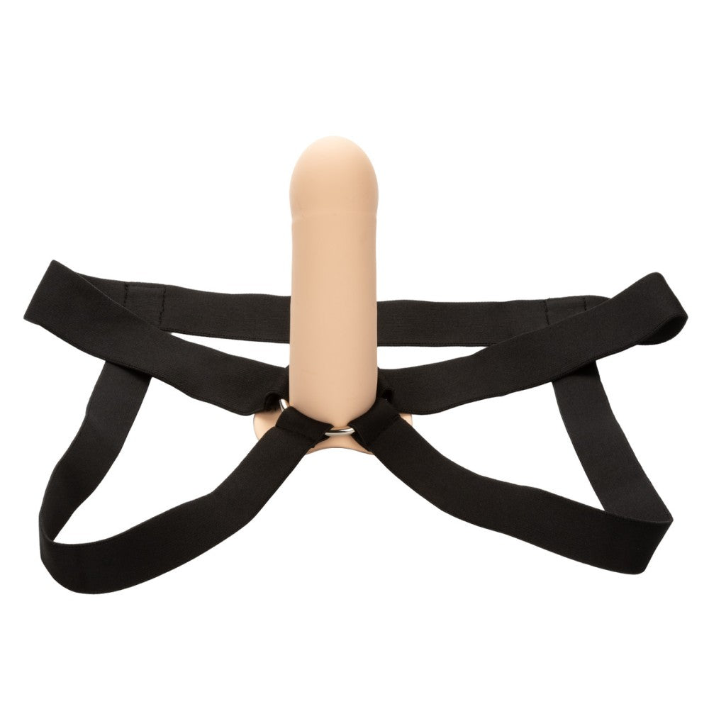 Nina - Strap-on belt with hollow silicone dildo - penis extender +5 cm Performance Maxx