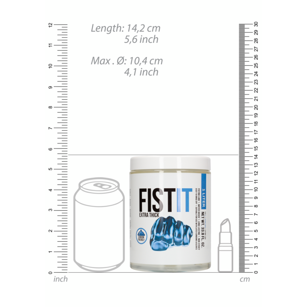 Fist It Extra Thick Water-Based Lubricant 1000 ml