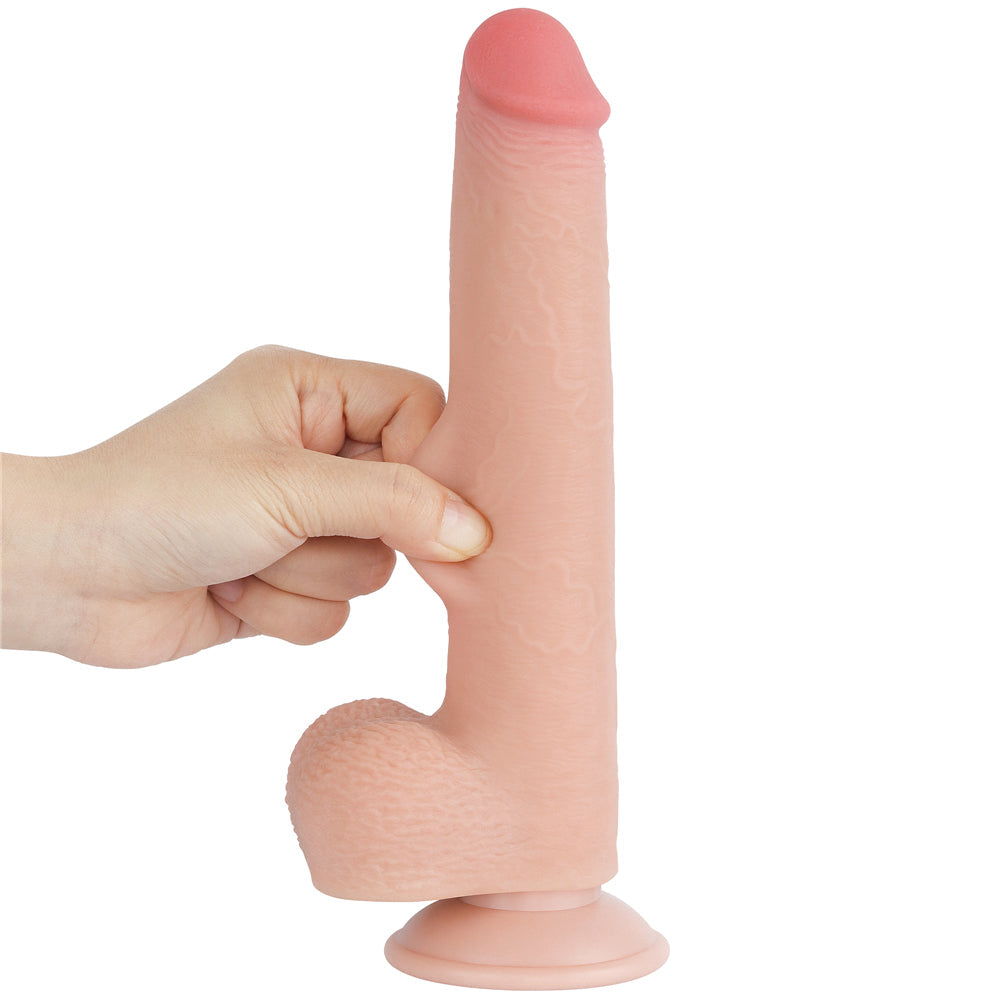 Nina realistic dildo Sliding-Skin Dong 9"