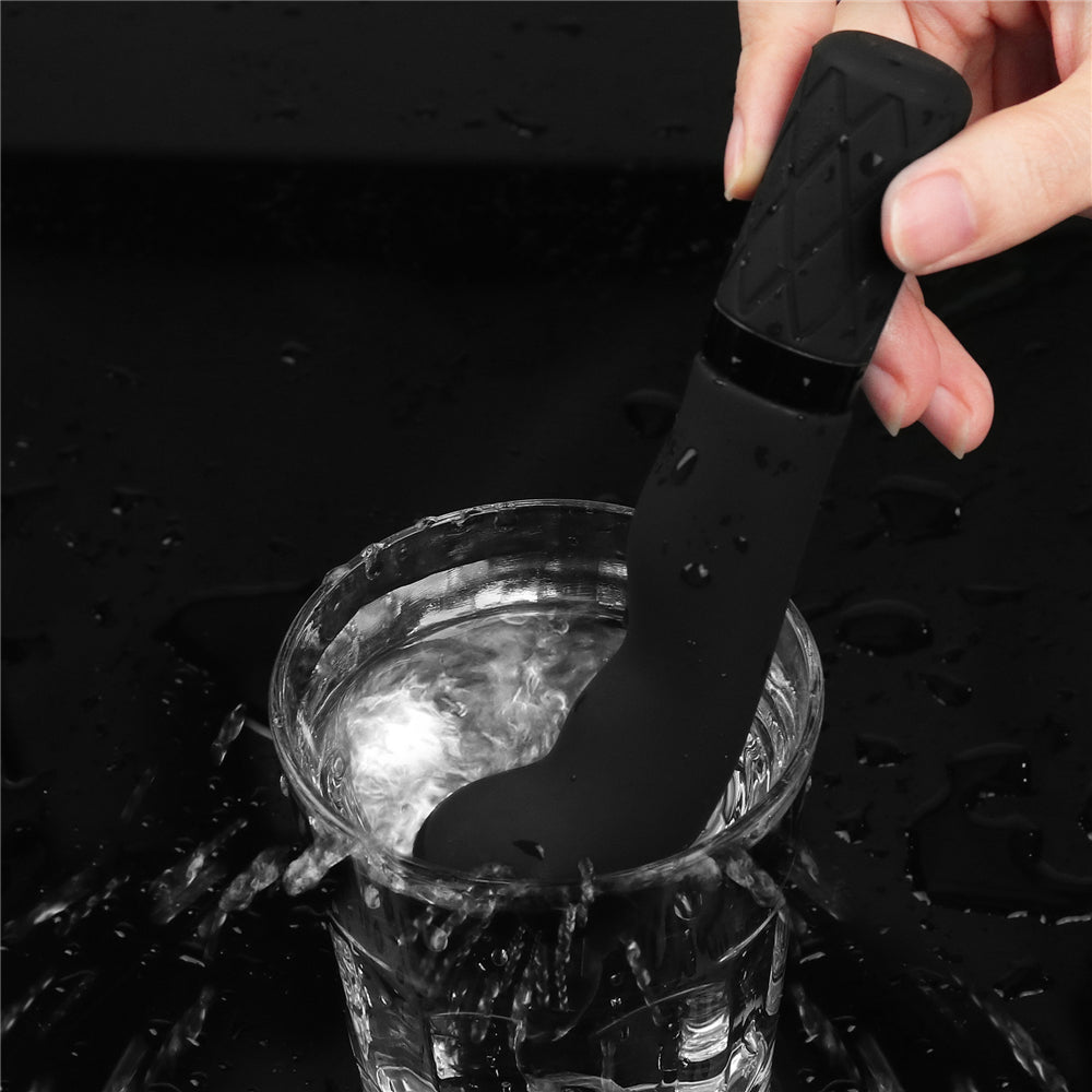 O-Sensual Silicone Rechargeable G-Spot Vibrator Black