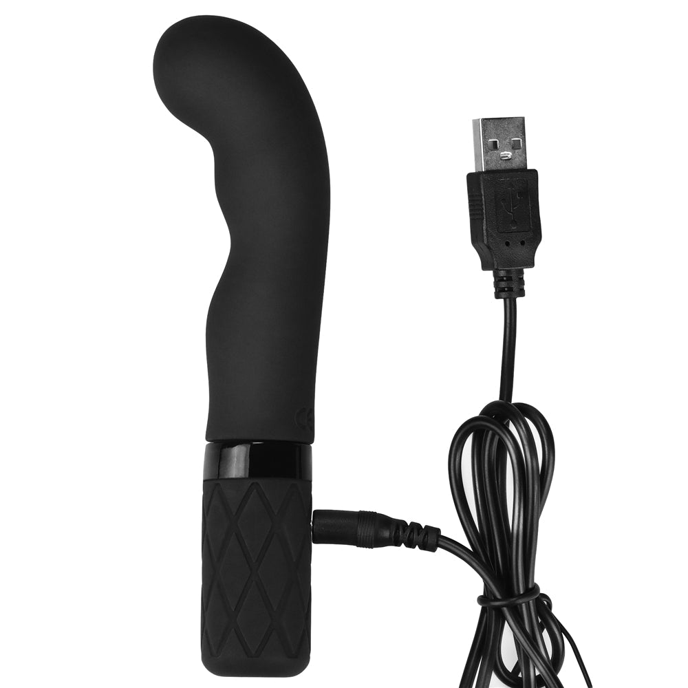 O-Sensual Silicone Rechargeable G-Spot Vibrator Black