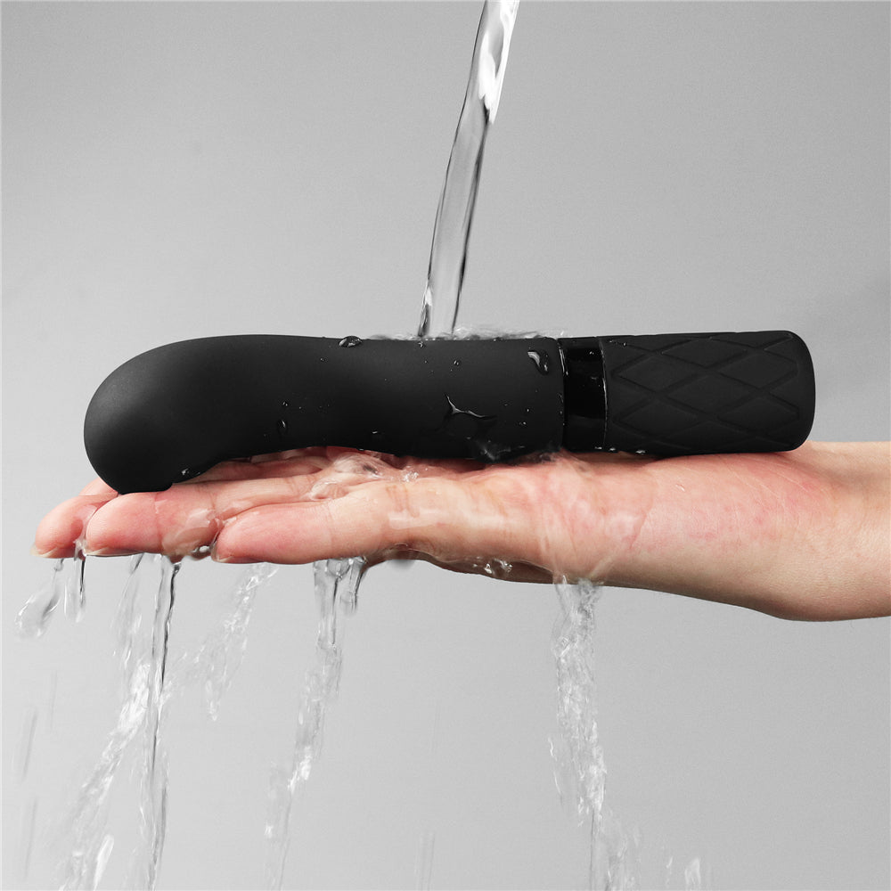 O-Sensual Silicone Rechargeable G-Spot Vibrator Black