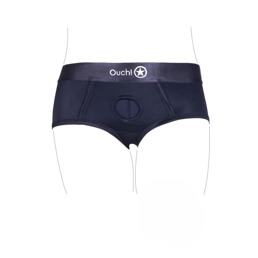 Ouch! Strap-On Briefs with Rechargeable Bullet Vibrator Size XS/S