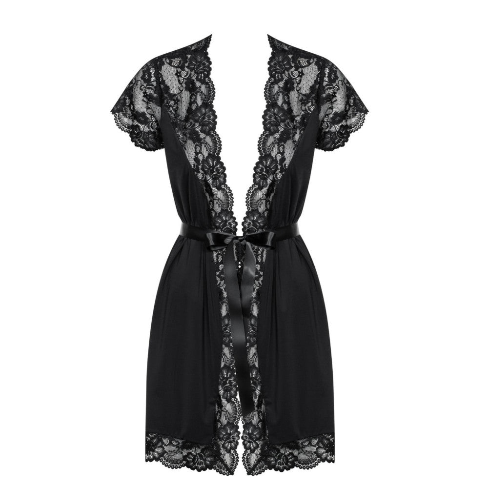 Obsessive Elegant Kimono Black