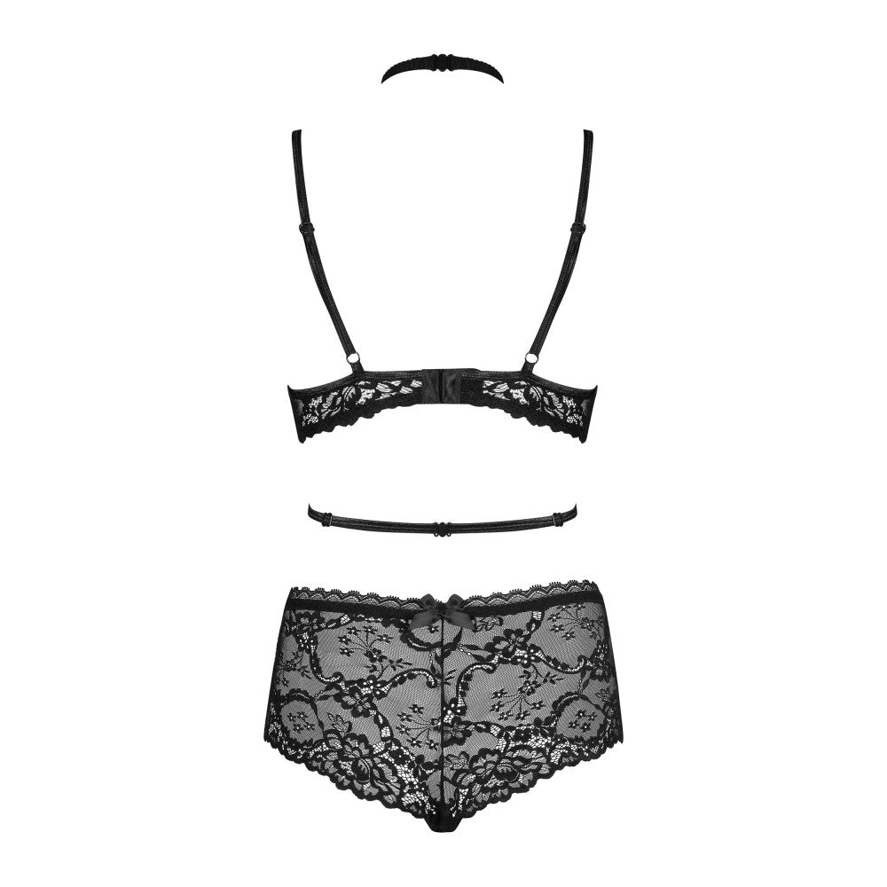 Obsessive Raquelia 3-Piece Lace Lingerie Set