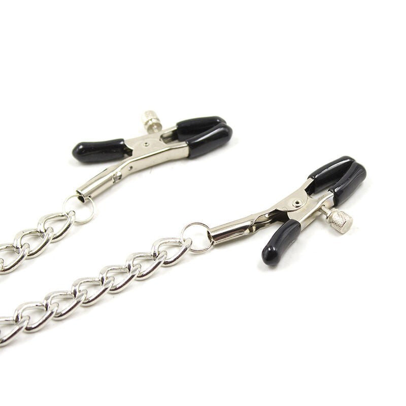 OhMaMa Metal Nipple Clips with Chains