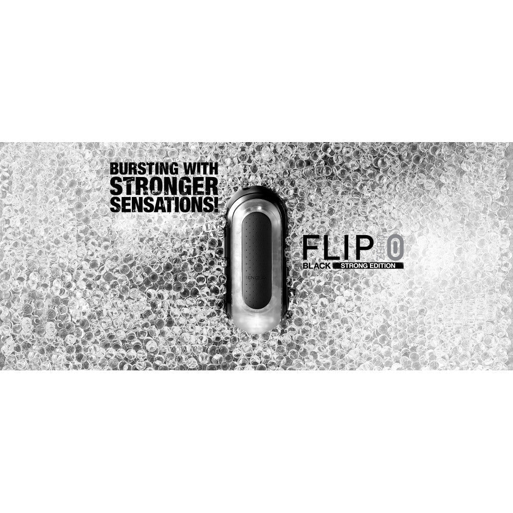 Original luxury masturbator Tenga Flip Zero Black Strong Edition