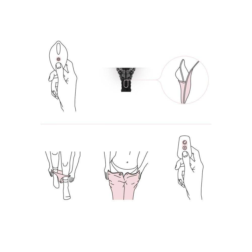 Pantyrebel Vibrating Erotic Briefs with Wireless Remote