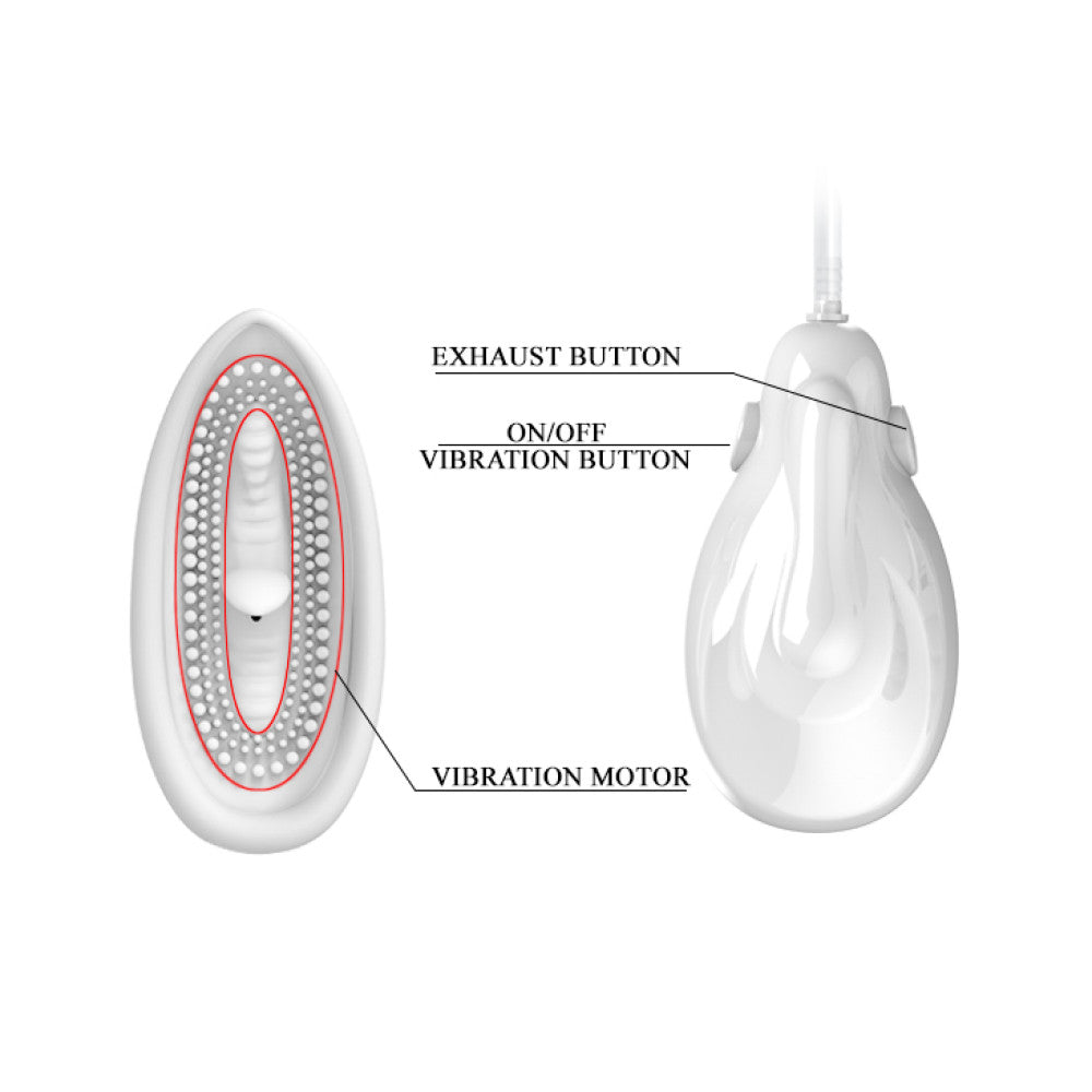 Passionate Lover Silicone Vibrating Vaginal Pump