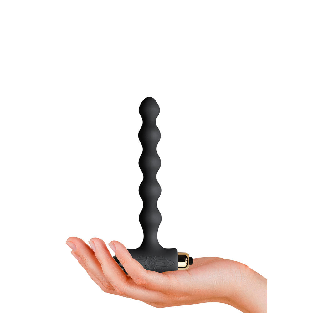 Pearls Vibrating Anal Rosary Black