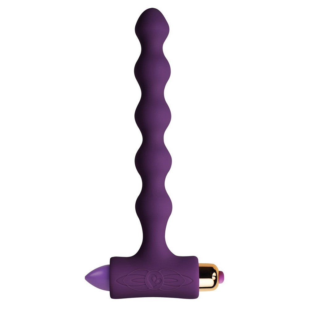 Pearls vibrating anal beads stimulator Purple